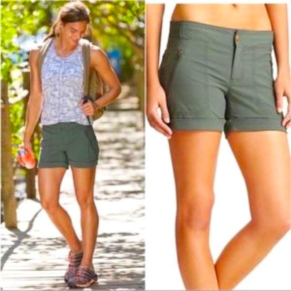 ATHLETA Trekkie Shorts 68484 | Size 2 | Green
